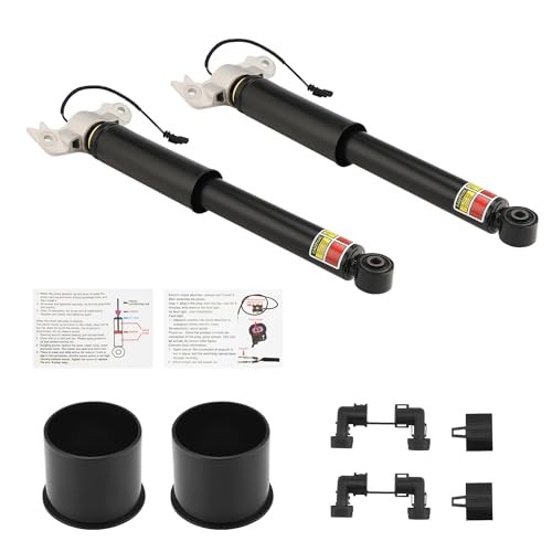 84326294 Rear Air Suspension Shock 1 Pair Rear Shock Struts 2013-2019 Black