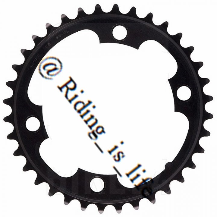 New Shimano Tiagra FC-4700 2×10 Speed DOUBLE Chainring A SET 50-34T NO Bolts