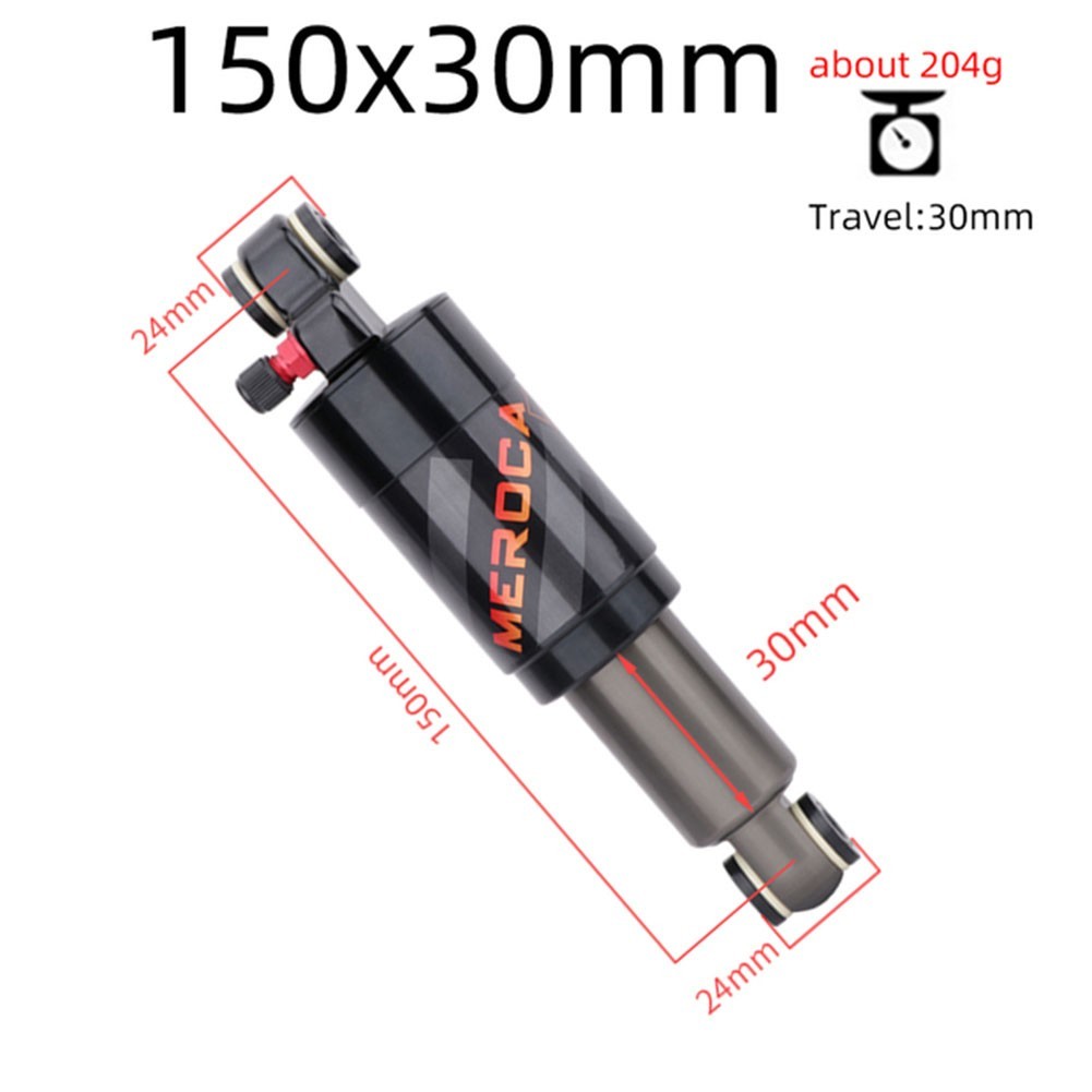 Air Rear Shock Absorber 125/150/165/190/200mm Aluminum Alloy Shock Absorbers