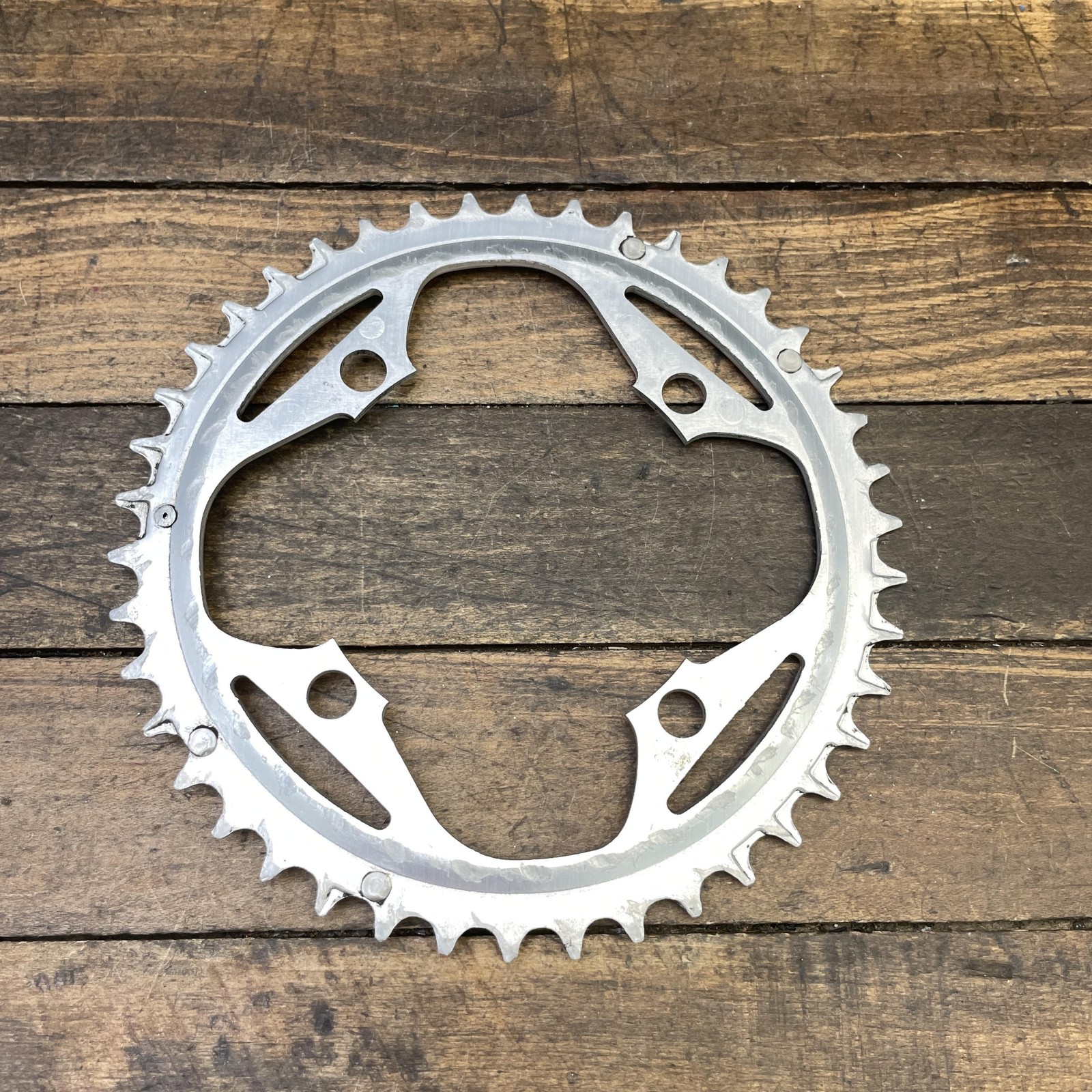Sugino 42T Chainring 104 BCD 4-Arm Silver Aluminum MTB Middle CXP42 42 Tooth