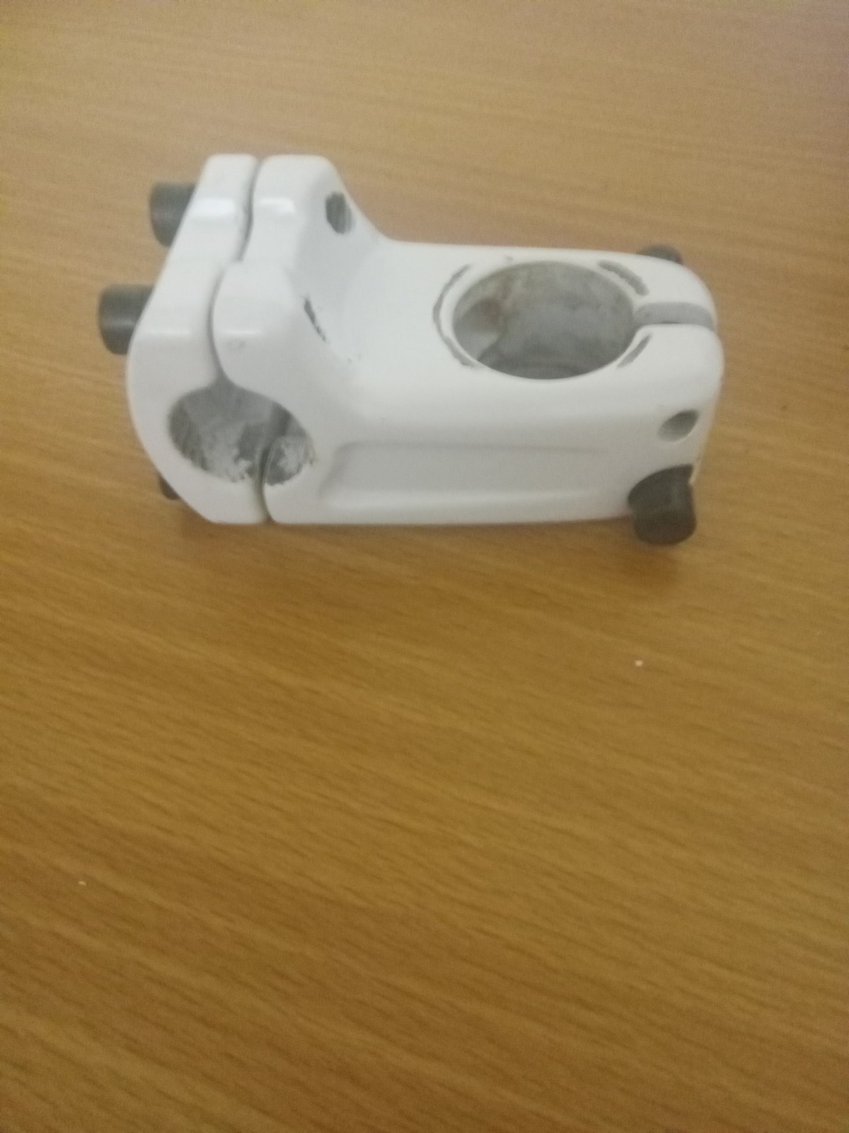 Threadless 1-1/8 BMX Stem White Dirt Jumper Bike Bicycle