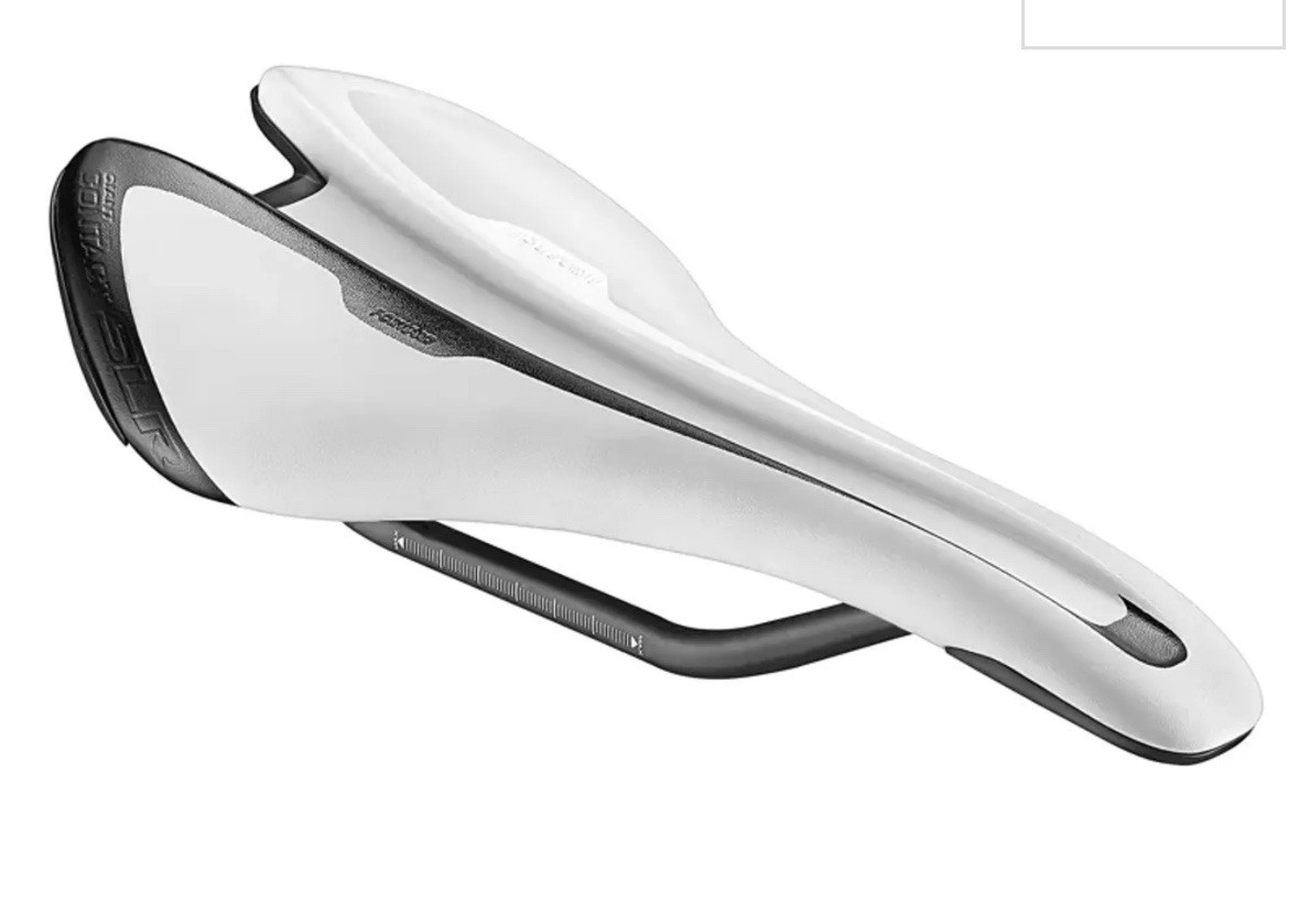 Giant Cobalt Collection Contact SLR Saddle Forward Position Carbon White