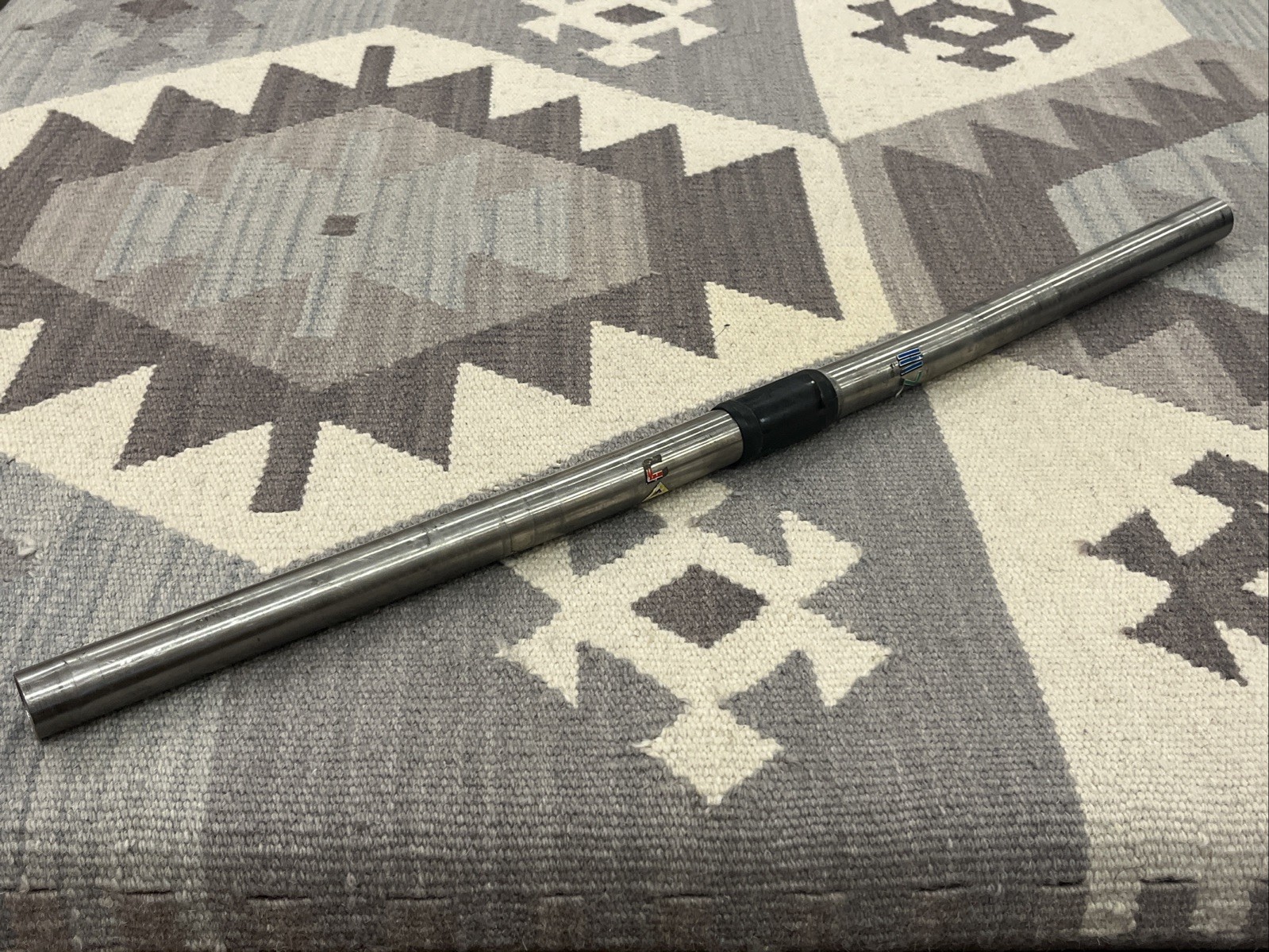 Dean Titanium Flat Handlebars 22.2 with 25.4mm shim, 23″ Wide and ~3° Sweep