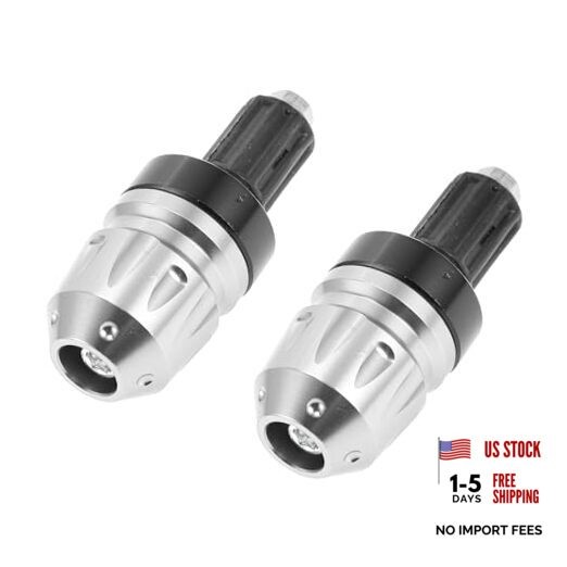 2pcs Motorcycle Bar Ends Plug Universal Handlebar Caps – Aluminum Alloy