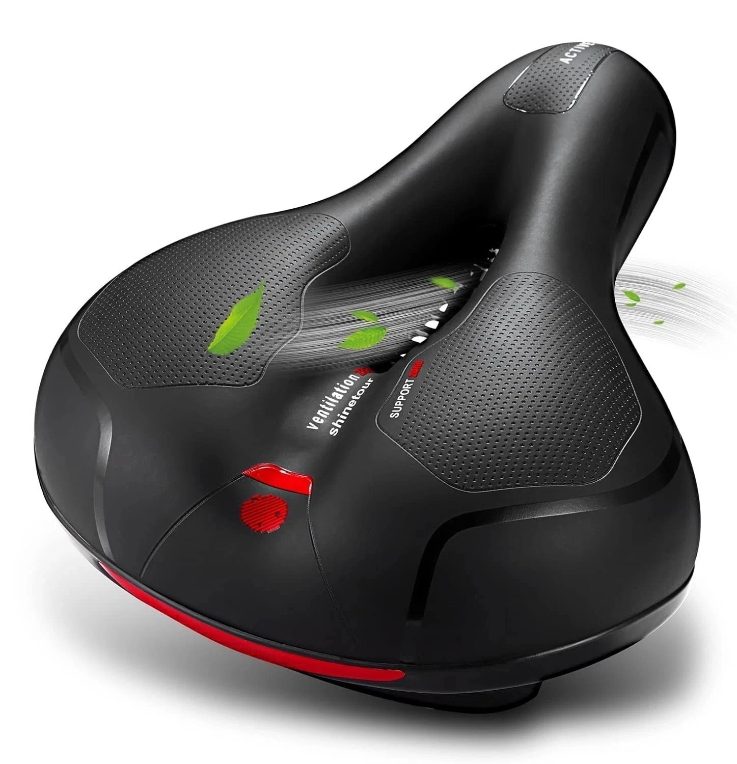 Extra Wide Big Bum Bike Bicycle Saddle Seat Gel Cushion Sporty Soft Comfort Pad