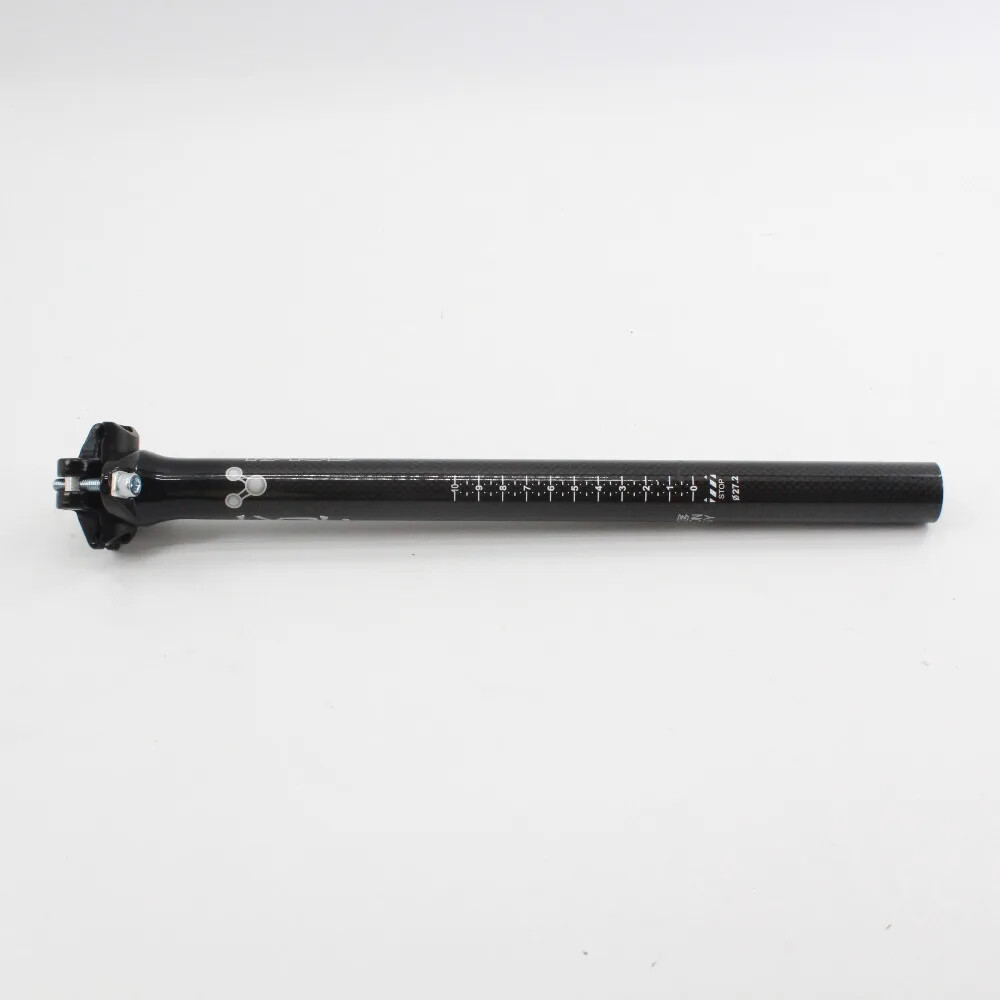 Road Mountain Bike Carbon Fibre Seatpost MTB 25.4/27.2/30.8/31.6MM 350/400MM
