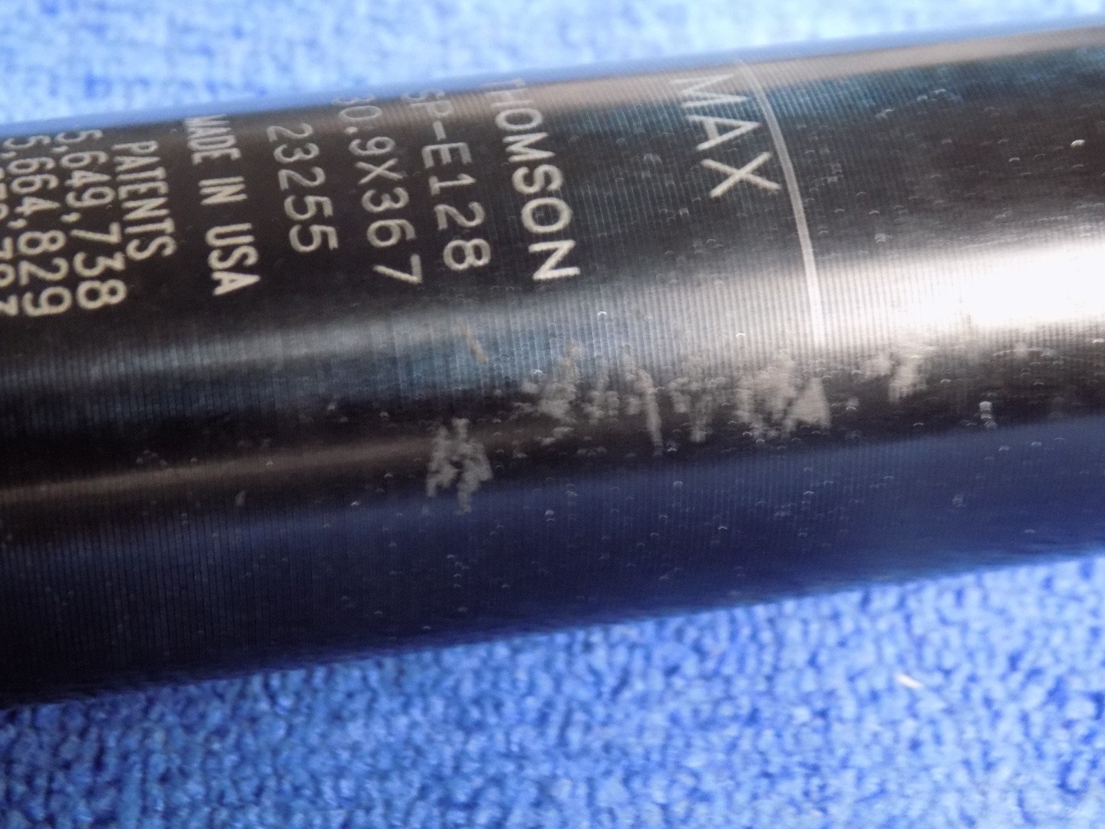 THOMSON ELITE SEATPOST 30.9 X 367MM SP-E128 BLACK STRAIGHT USED