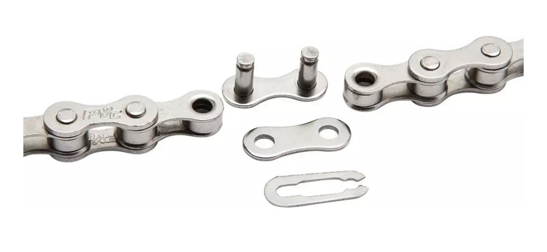 Charge Chrome Bike Chains 1/2 x 1/8 High Strength BMX/Single Speed 112 Links TWO