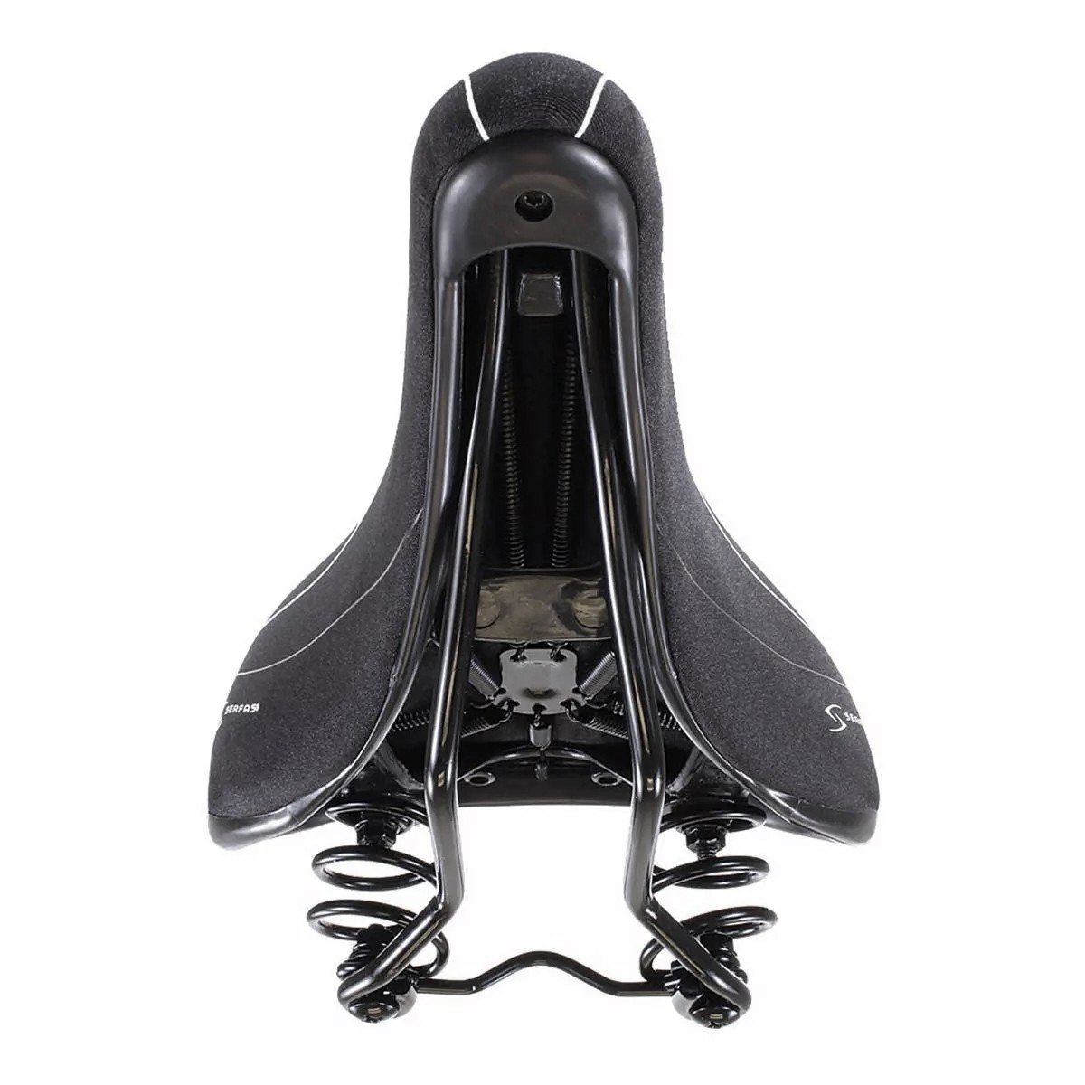 Serfas Full Suspension Hybrid Saddle – 260x255mm Lycra Black