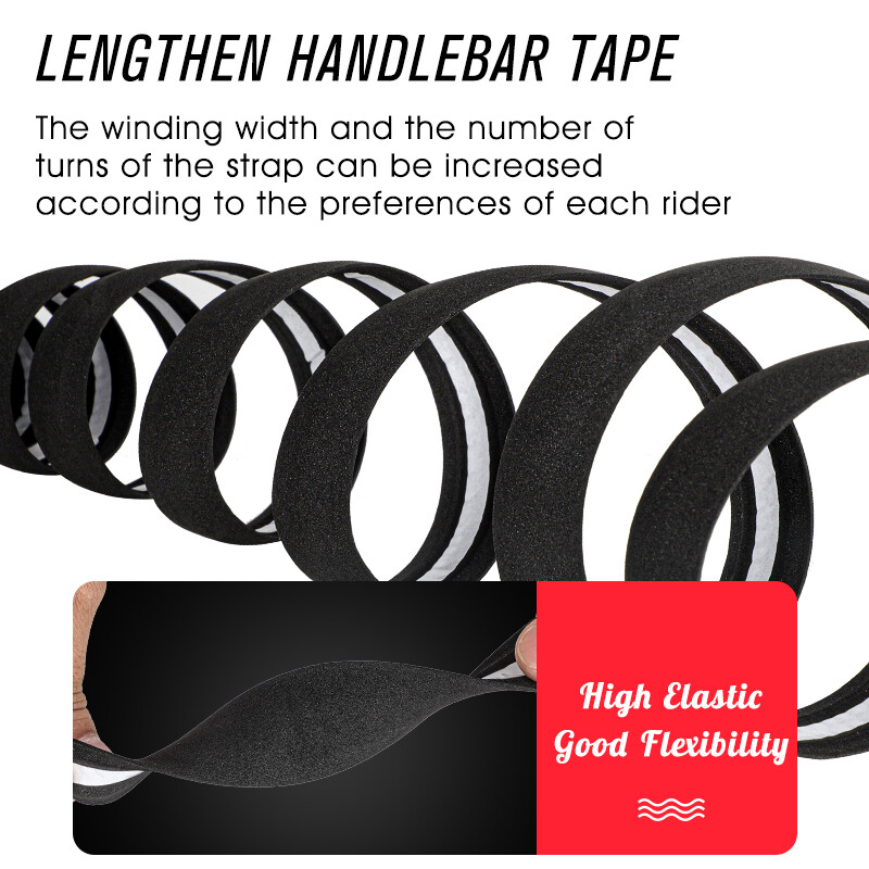 WEST BIKING Rennrad Fahrrad Lenkerband PU EVA Lenkerband schwarz ein Paar