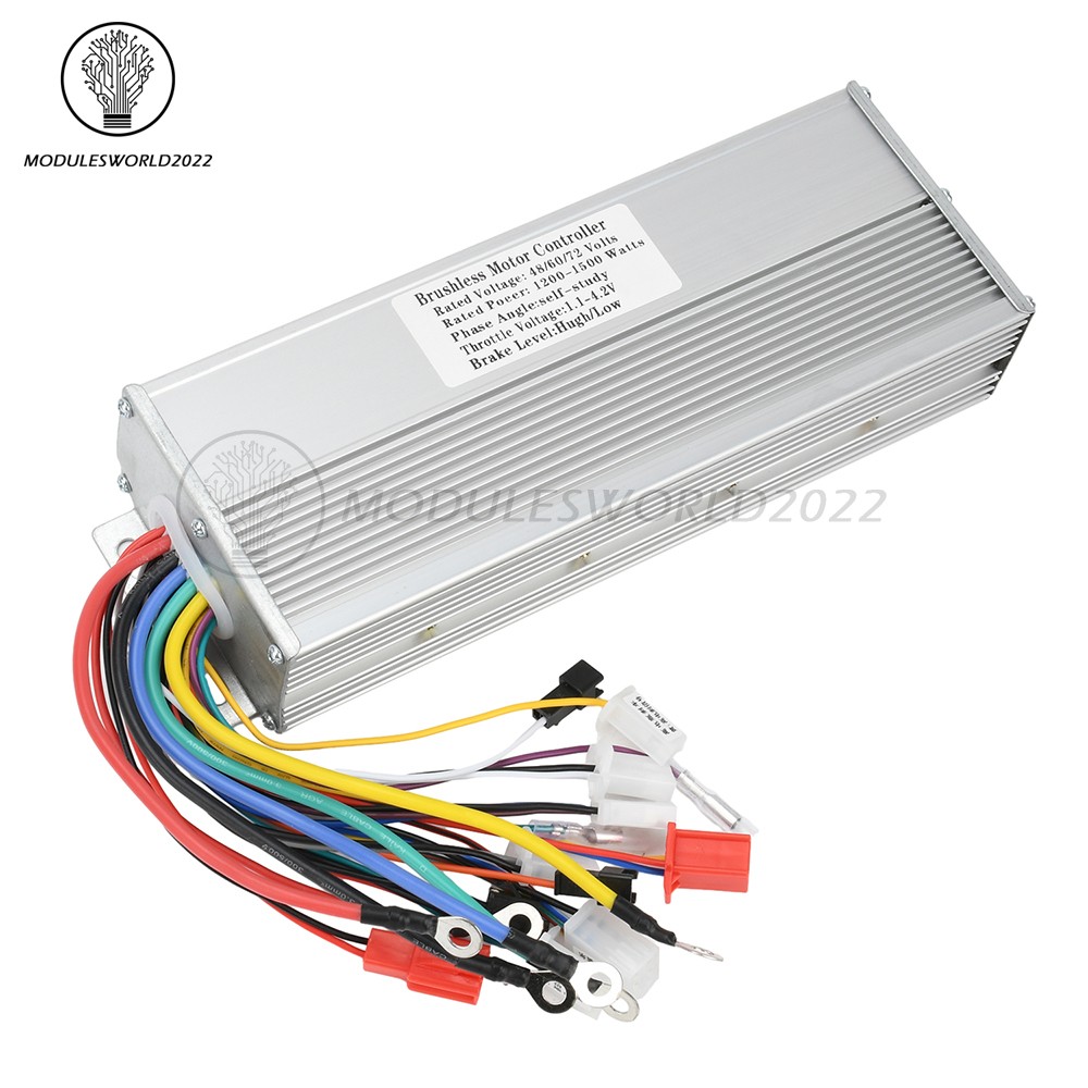Brushless Controller 36V48V60V64V72V 350W 500W-1500W 5000W for Electric Bicycle