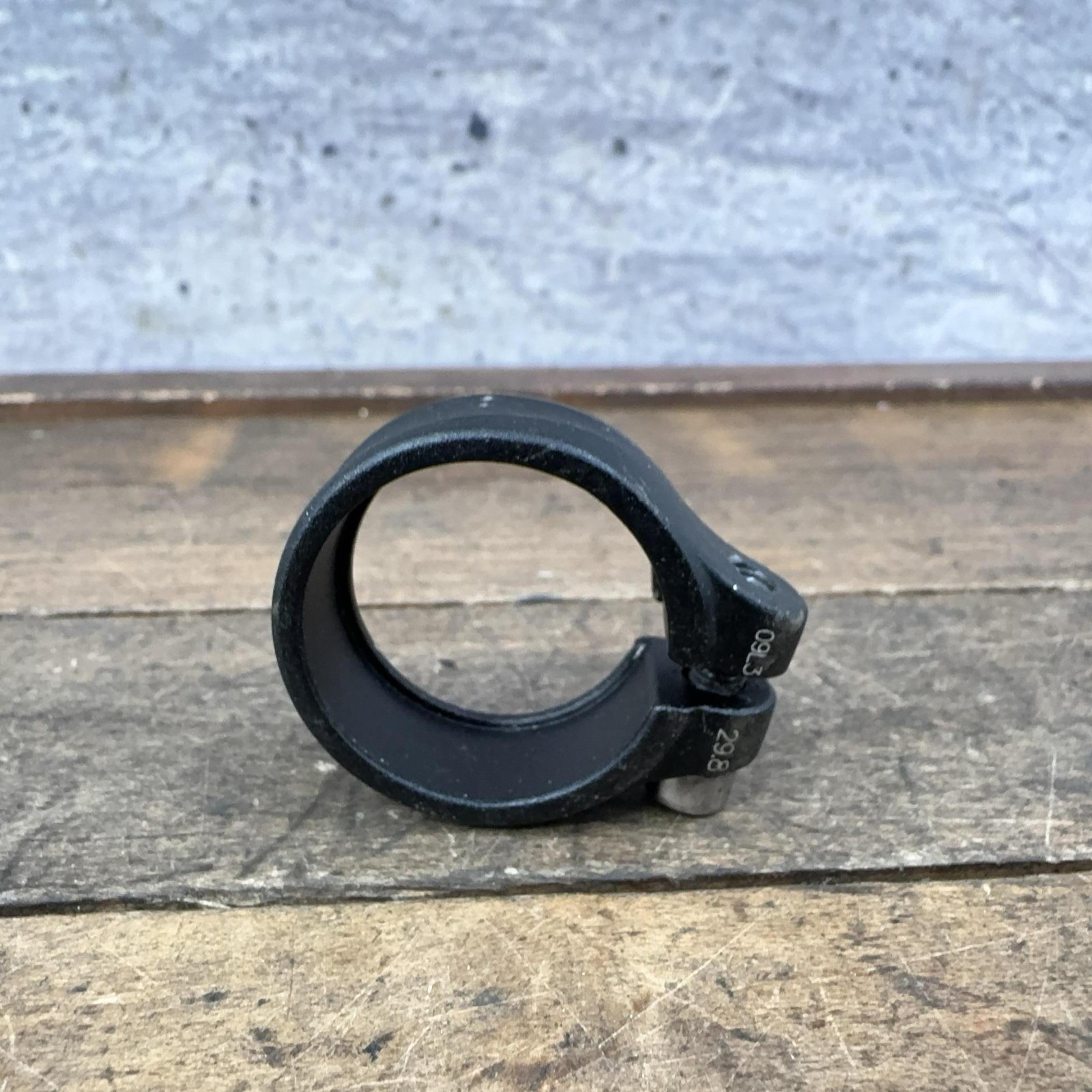 Vintage Kona Seatpost Clamp 29.8mm Black Alloy Bolt-On MTB Road Bike Collar