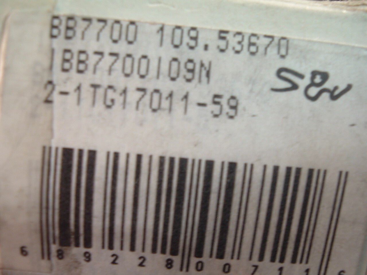 Shimano Dura Ace BB-7700 Sealed Cartridge NEW Bottom Bracket-70×109.5MM-’08 -NIB