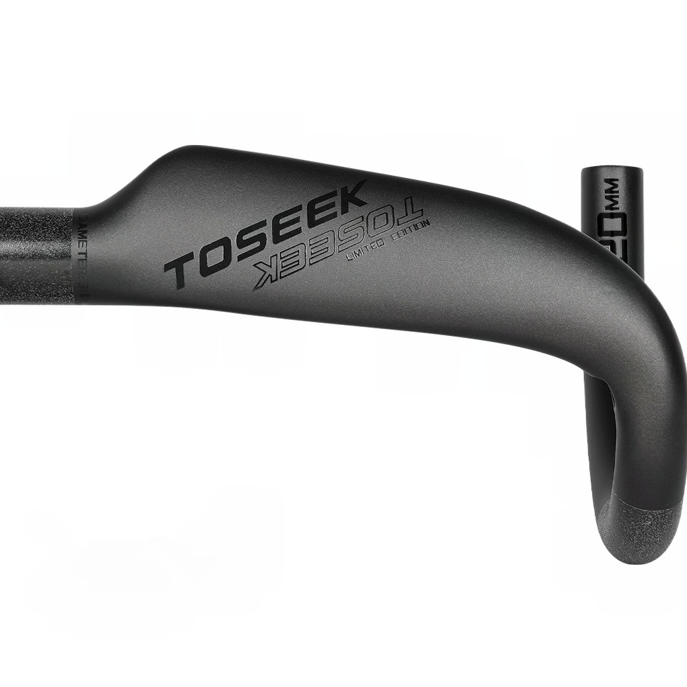 TOSEEK Carbon Bicycle Handlebar Cable Internal Gravel Road Bike Drop Bar 31.8mm