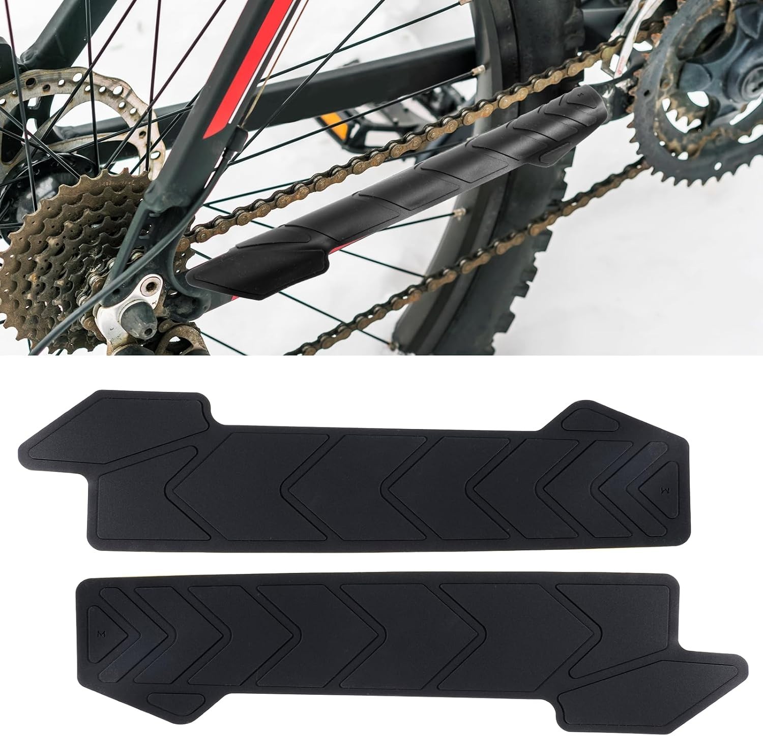 Bicycle Chain Guard Protection Pad Cover Silicone MTB Bike Chain Guard Protec…