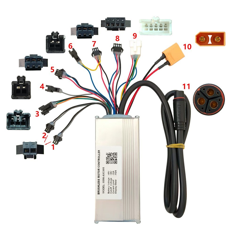 Brushless Motor Controller X098-AXC005 48V 23A Electric Bike Conversion Kit KDS