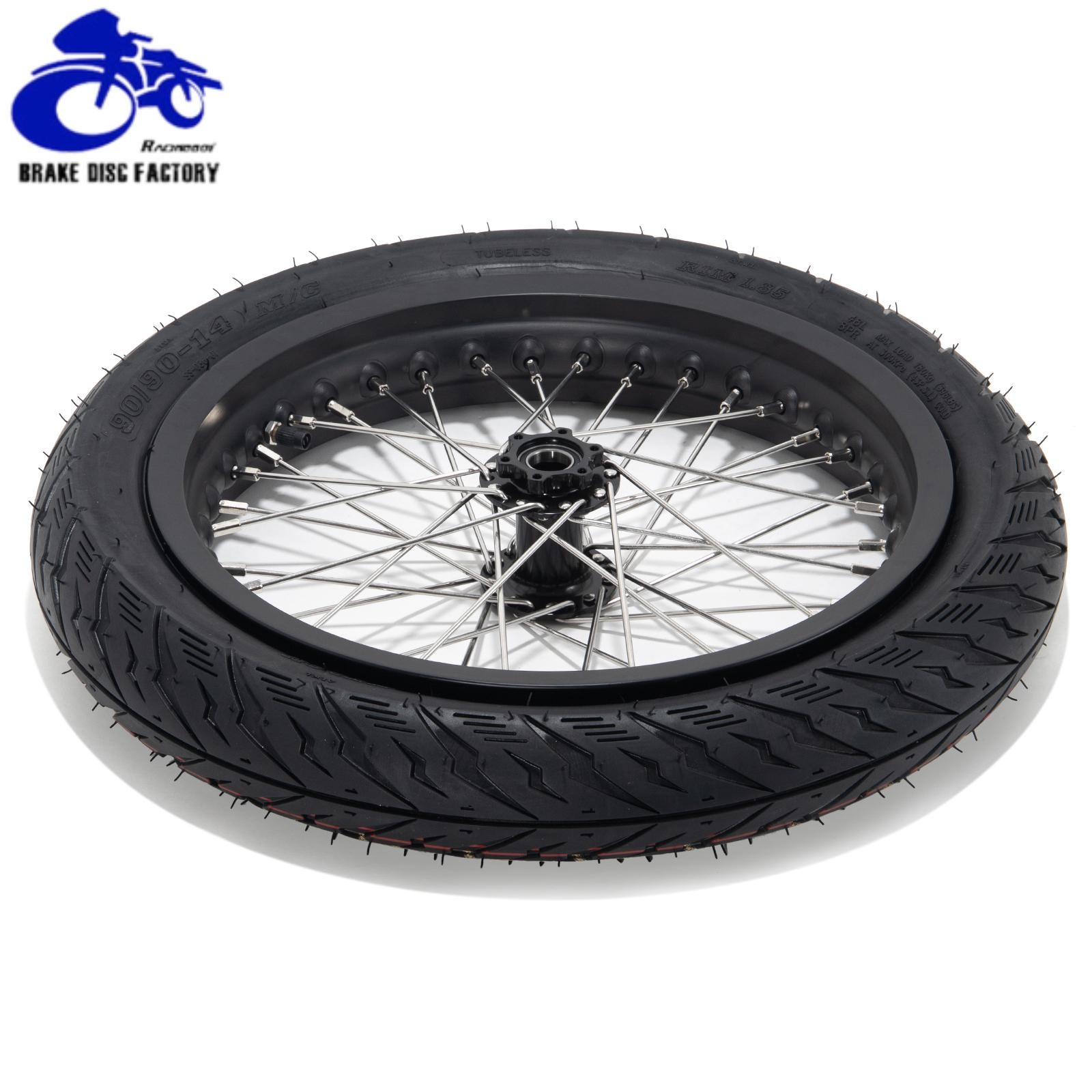 14×2.15 Spoke Front Rear Wheels Rims Hubs for Surron Light Bee X for Segway X260