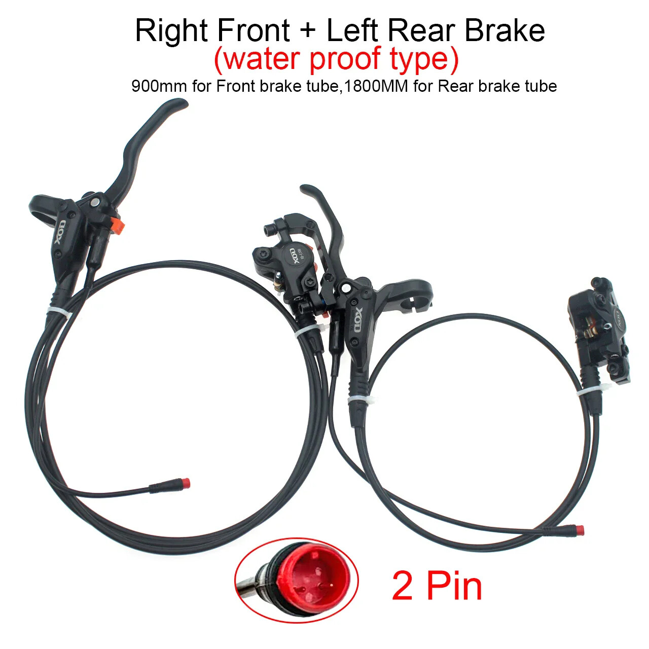 E-Bike MTB Hydraulic Disc Brake Power Off For Driving Oil Disc Brake