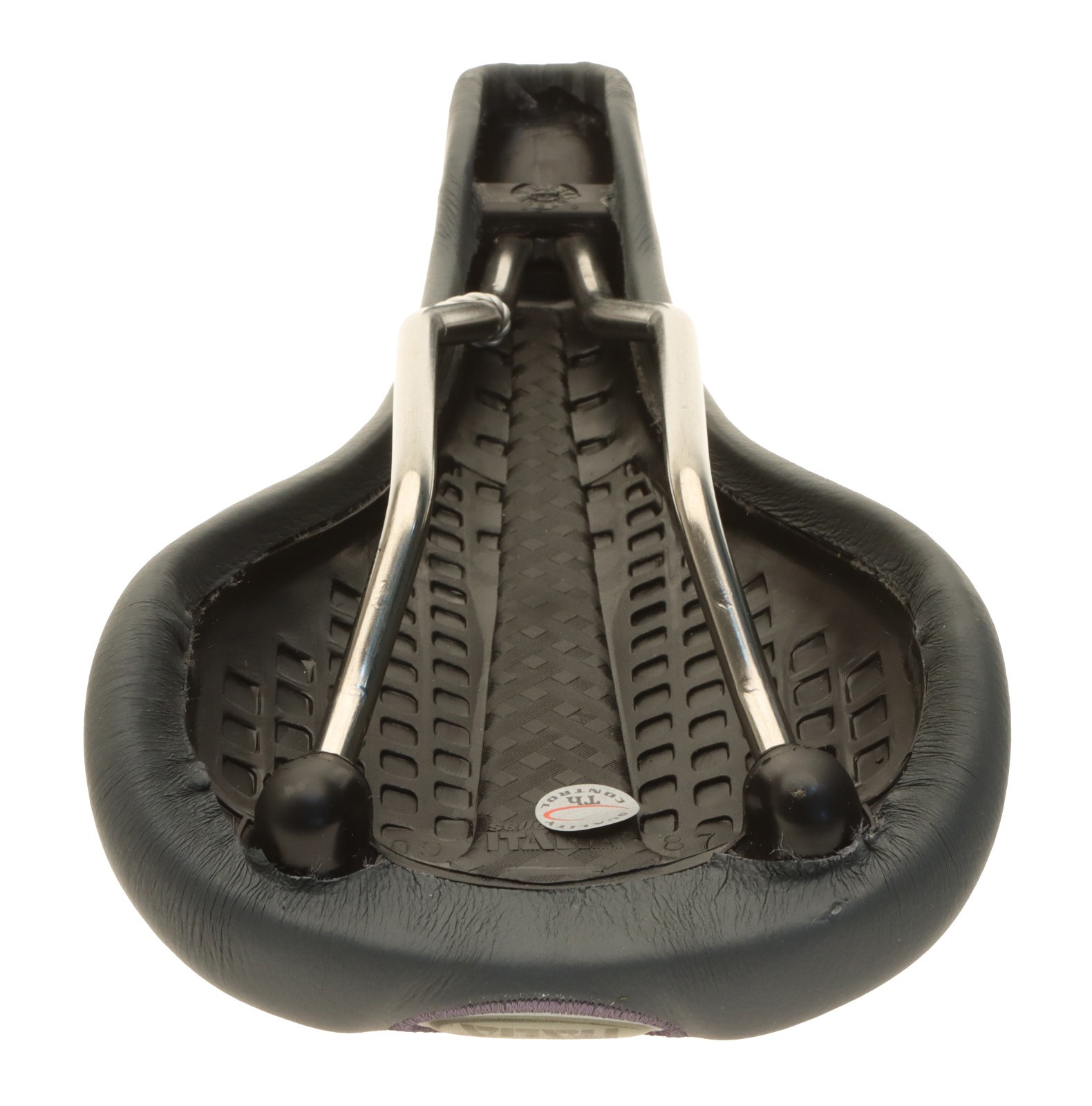 Selle Italia Flite Saddle Titanium Rail Calendar Gray Leather 2002 NIB NOS NEW