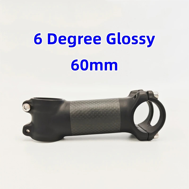 MTB Road Mountain Bicycle Carbon Alloy Stem 31.8*60-120mm 6/17 Degrees Bike Stem