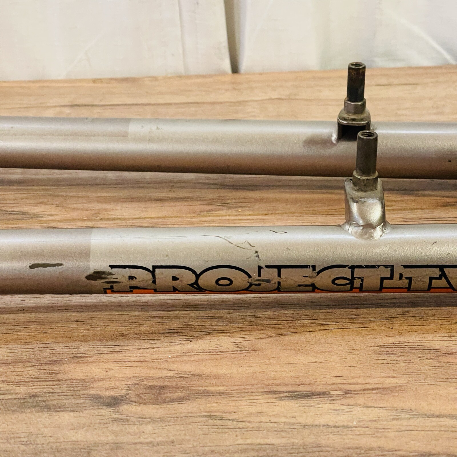 90s Kona Project Two 2 MTB Fork 26 1 1/8 Threaded SHORT 122mm 415mm AtoC Gold
