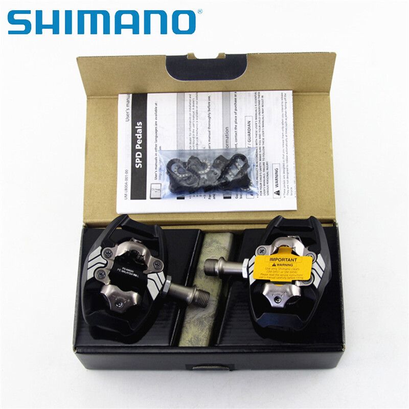 Shimano Deore XT PD-M8020 SPD MTB Trail Pedals Clipless w/ SM-SH51 PD-M8120