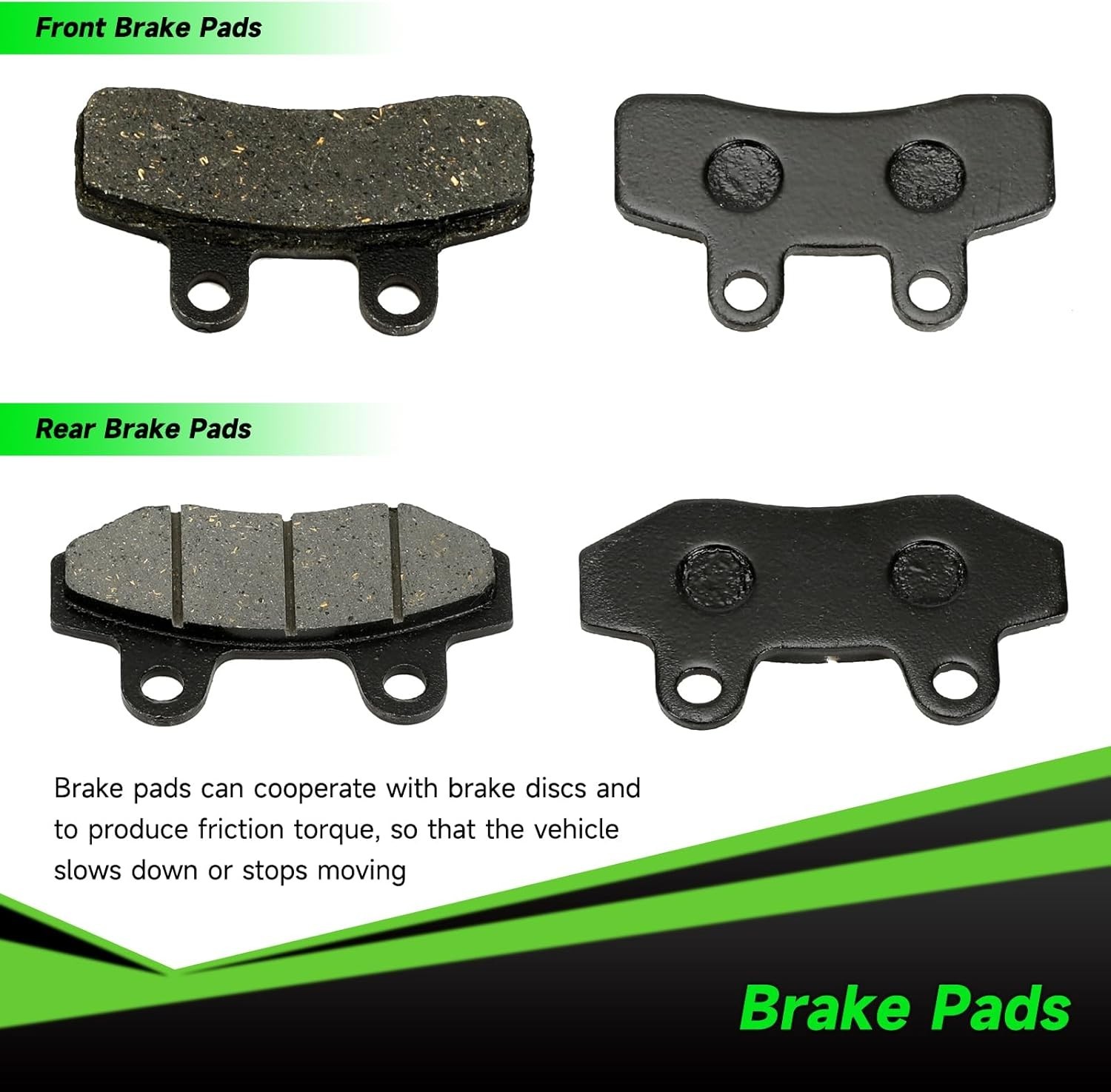 Pit Bike Hydraulic Brake Caliper Set for Apollo SSR Tao Tao Coolster 50-125cc