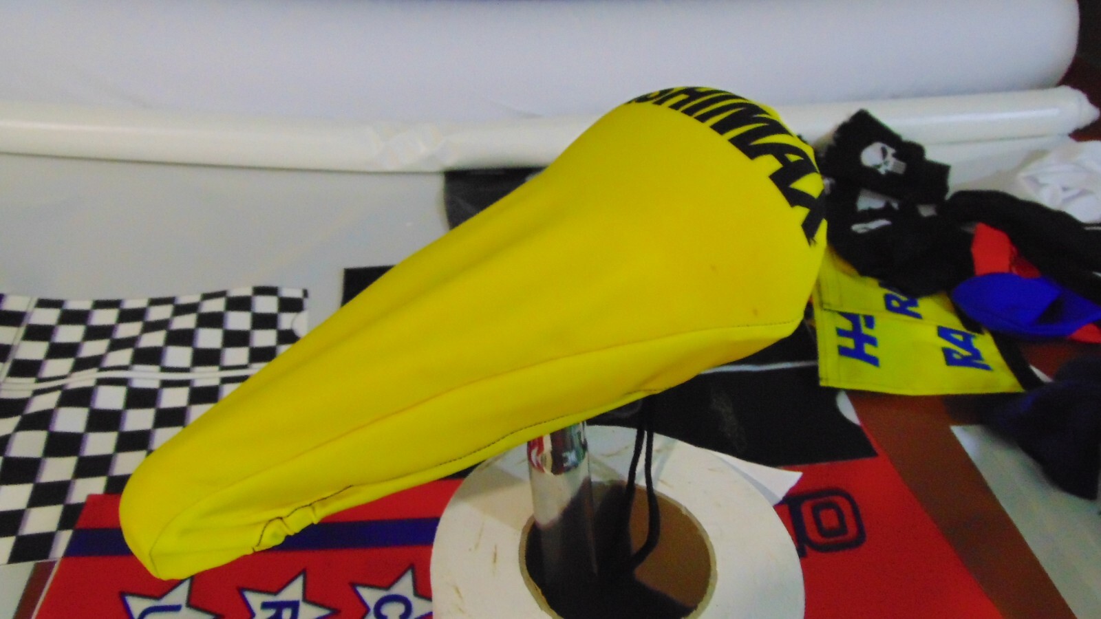 CUSTOM BMX Bicycle Seat Cover Vintage Style with Padding Saddle Cover Old School