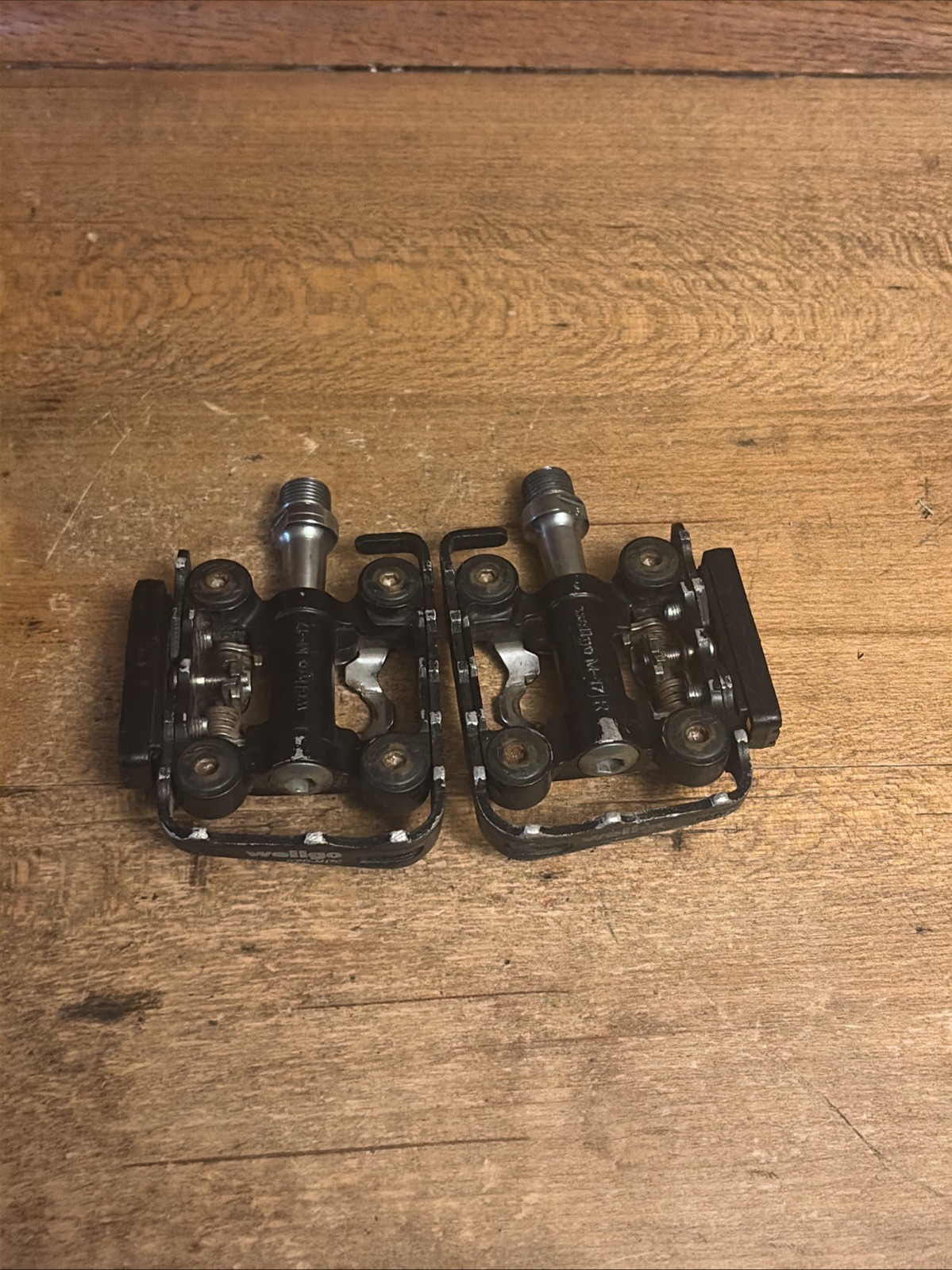 Vintage Wellgo WPD-M17C Flat/Clipless Pedal 90s 00s MTB Touring Pedals