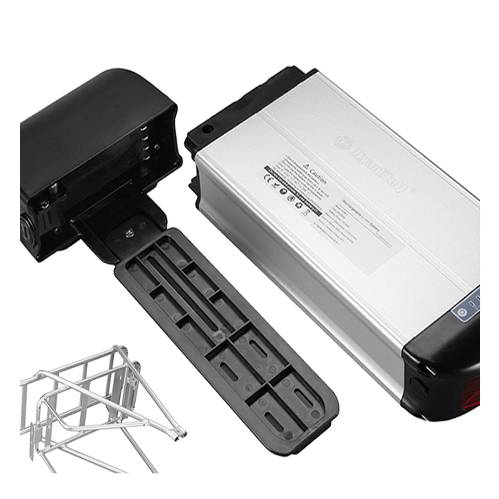 E Bike Battery 36V 20Ah Rear Rack Battery Kit Electric Bike Battery Replacement