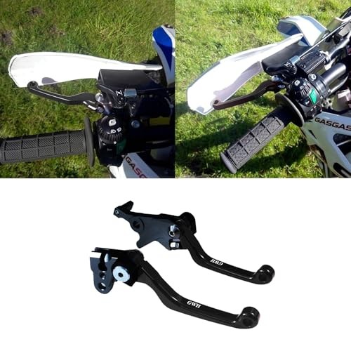 Motorcycle Billet Foldable Brake Clutch Lever Handle TRX400EX 1999-2008 (Black)