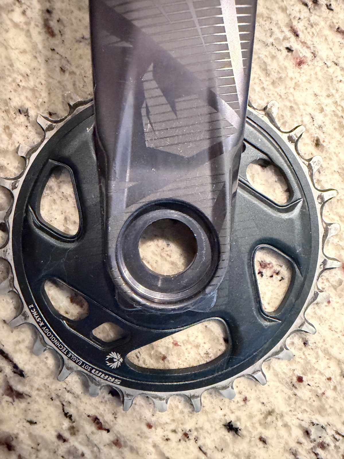 SRAM GX Eagle Boost 170 mm Crankset 30T – Gray (no extractor cap)