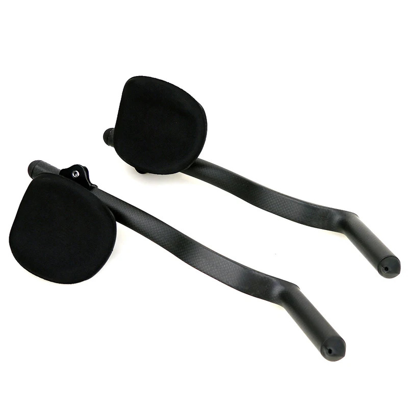 Carbon Fiber Bicycle Triathlon Bar 55° Degree Anti-slip Integrated Aero Rest Bar