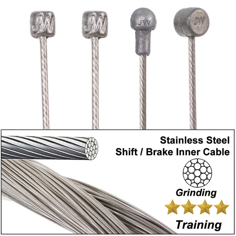 Bike Shifter Brake Cables Grinding Stainless Steel Cable MTB Road Bike Front Rea