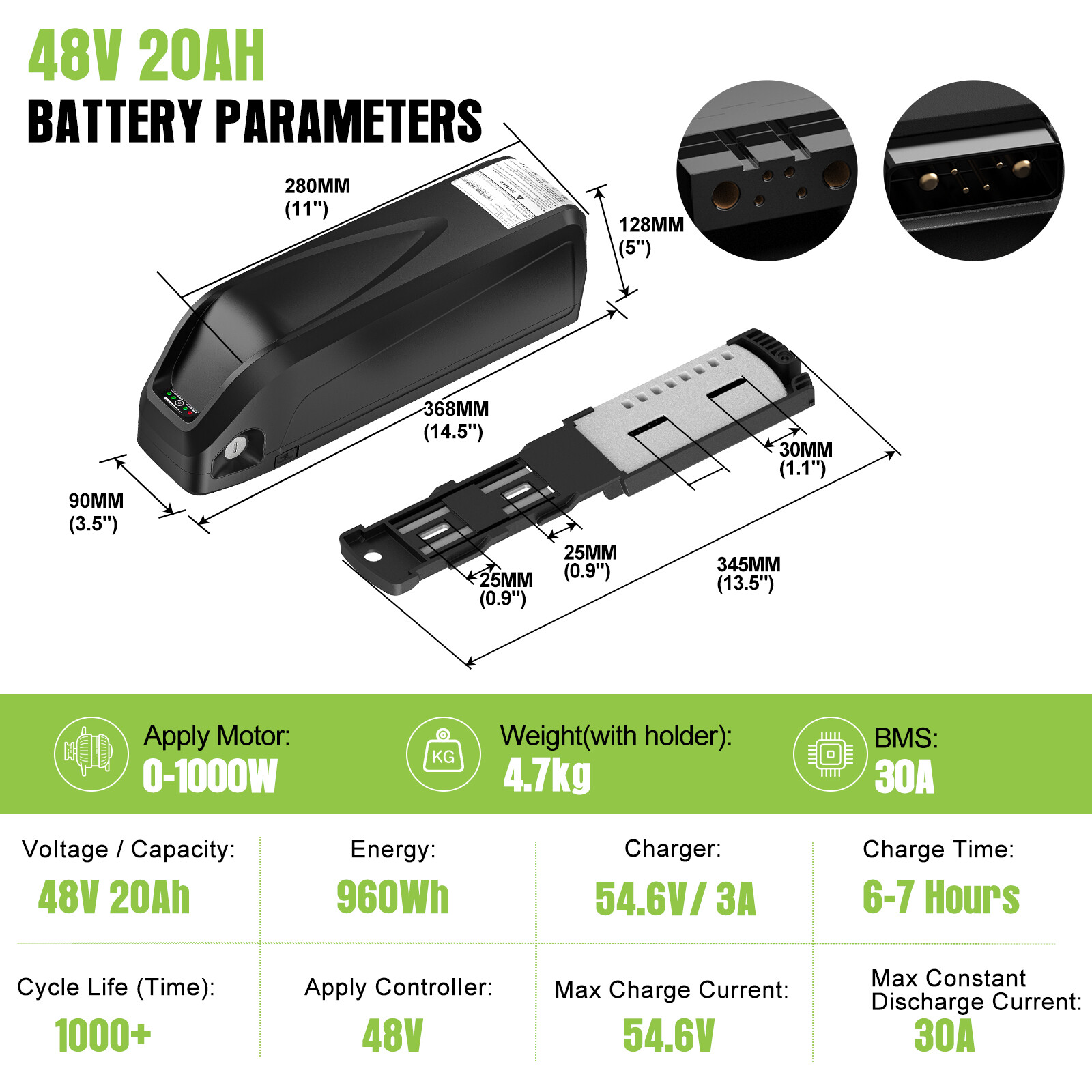 BAFANG BBS02B 48V 750W 68-100mm Mid Drive Motor DIY Ebike Conversion Kit USA