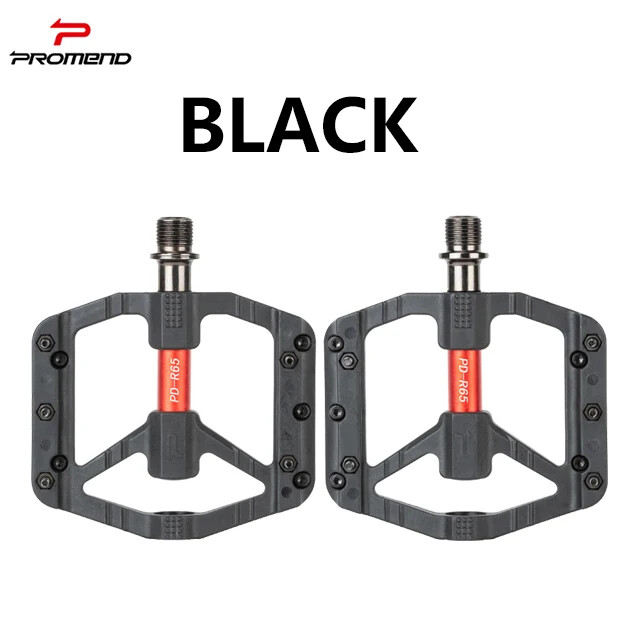 PROMEND Ultralight Nylon Bicycle Pedals 3 Bearing BMX Road MTB Bike Pedals 9/16″