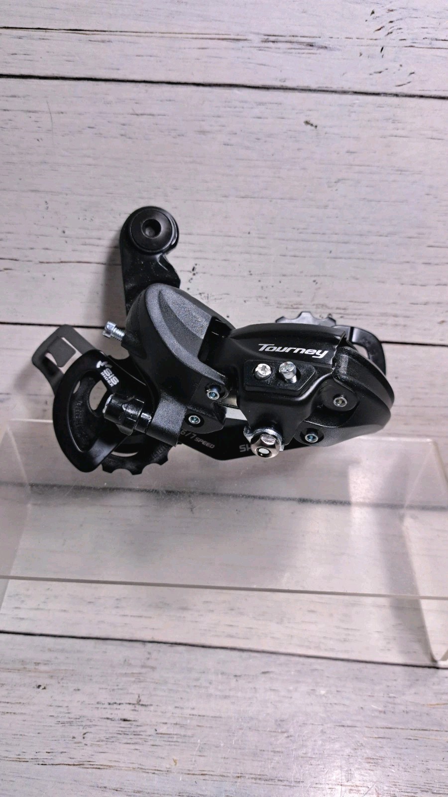 Shimano Tourney TY300 6/7-Speed Rear Derailleur with Dropout Claw Hanger