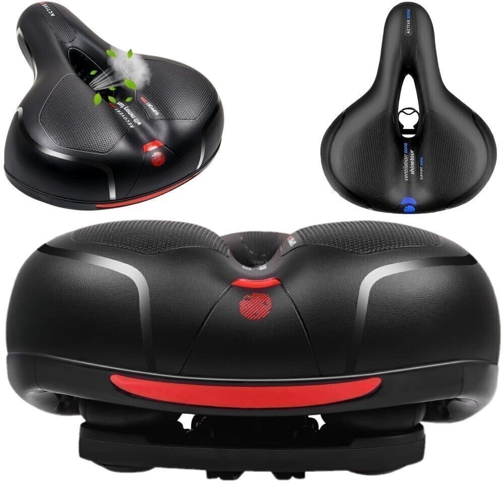 Bike Seat Comfort Bike Saddle Mountain Bike Soft Wide Bike Seat Cushion New