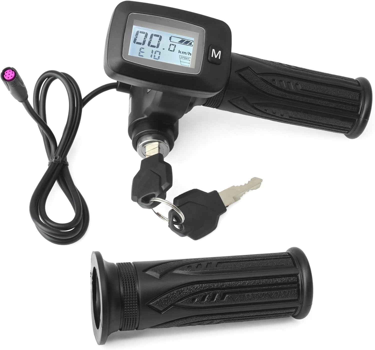 Quick Install 48V Throttle Replacement with M Key for Tuttio Soleil 01 Bikes