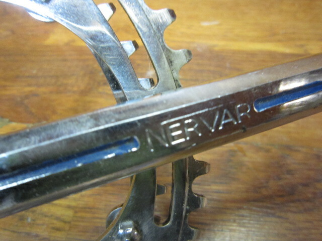 VINTAGE NERVAR 170L 51/44T COTTER PINED CRANK SET 9/16″