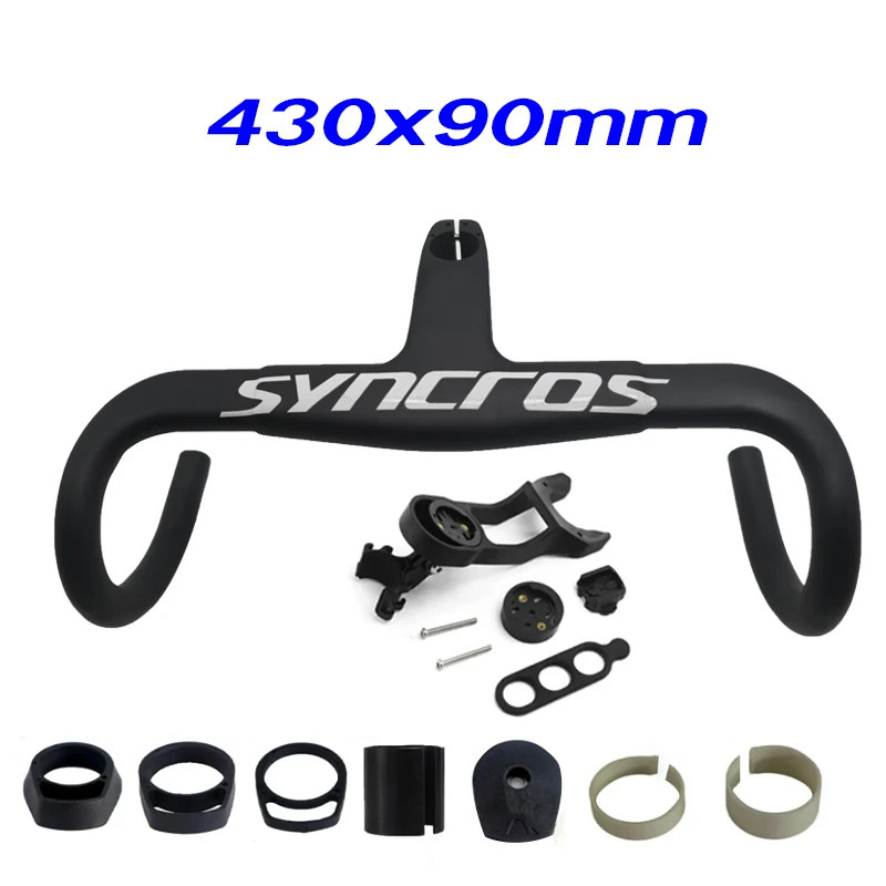 Syncros Road Bike Carbon Drop Bar Stem Carbon Bicycle Frame 28.6/31.8mm 90-120mm