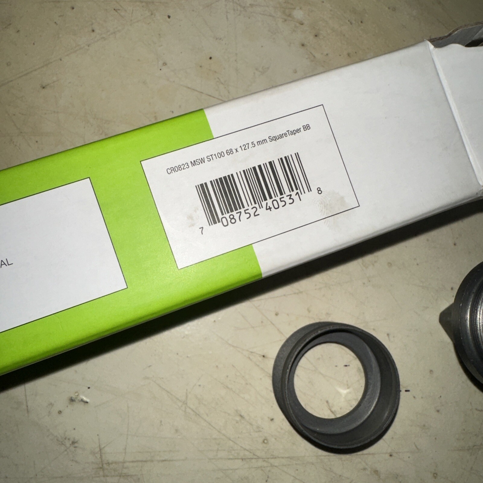 MSW Square Taper Bottom Bracket English BSA 68mm x 127.5mm Road MTB Bike ST100