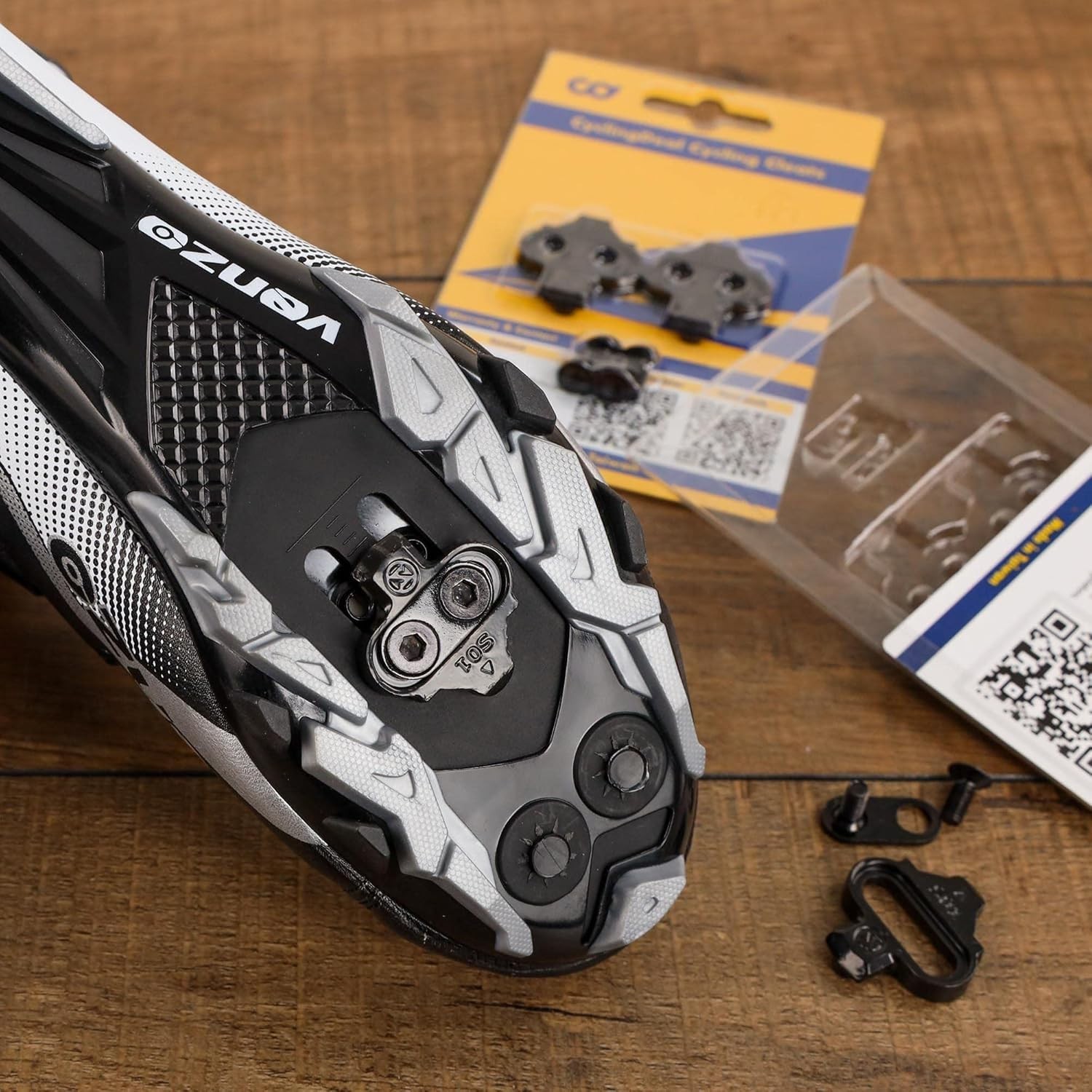 Bike Cleats Compatible w/Shimano MTB SPD Pedals SM-SH51 & SM-SH56 | Single & …
