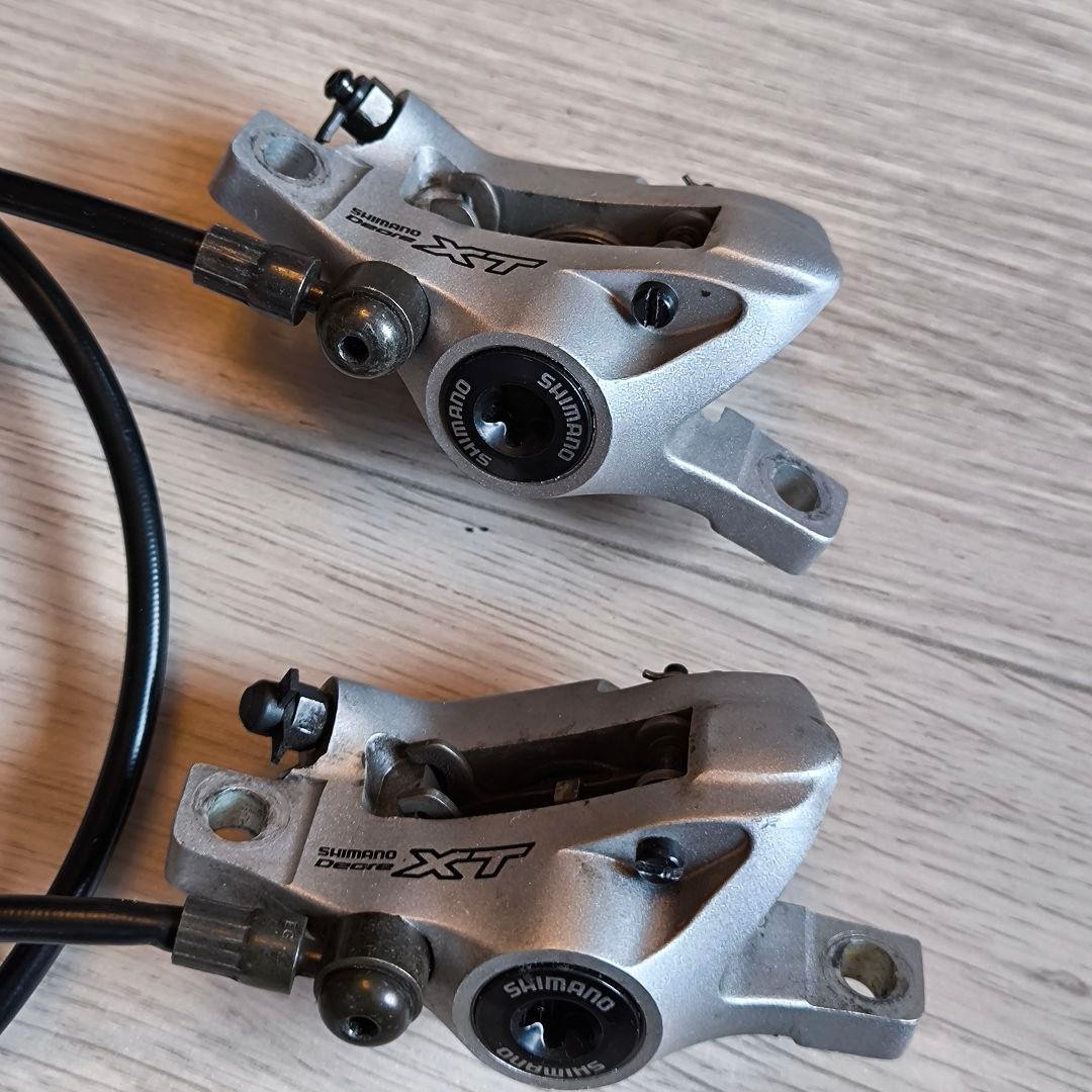 Shimano Saint BL-M800 lever + Deore XT front and rear set