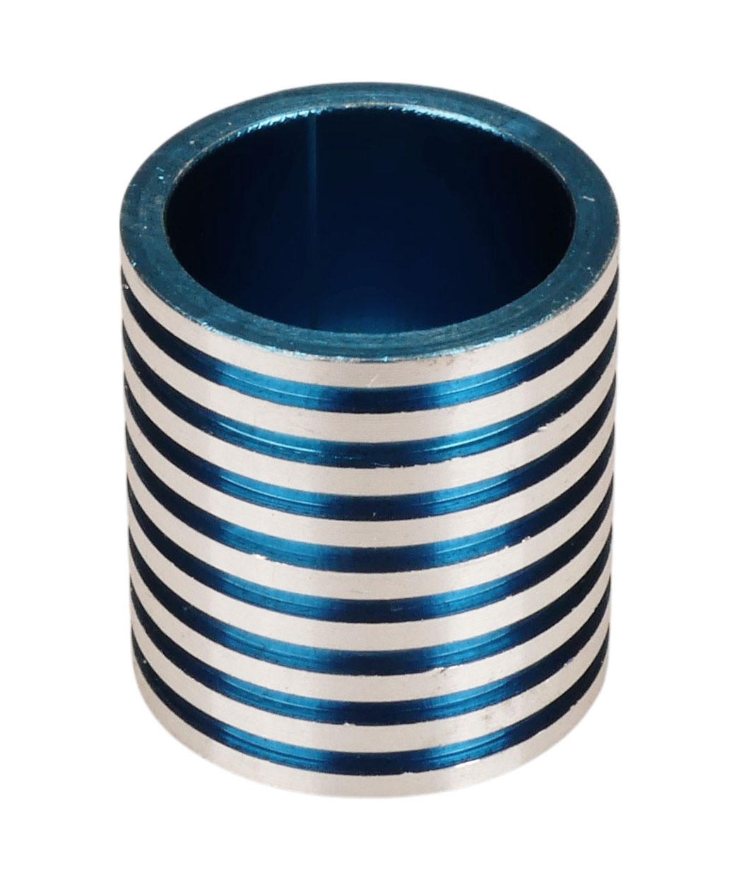 Stem stiffener for old school BMX 21.1mm quill bicycle stems – BLUE/SILVER