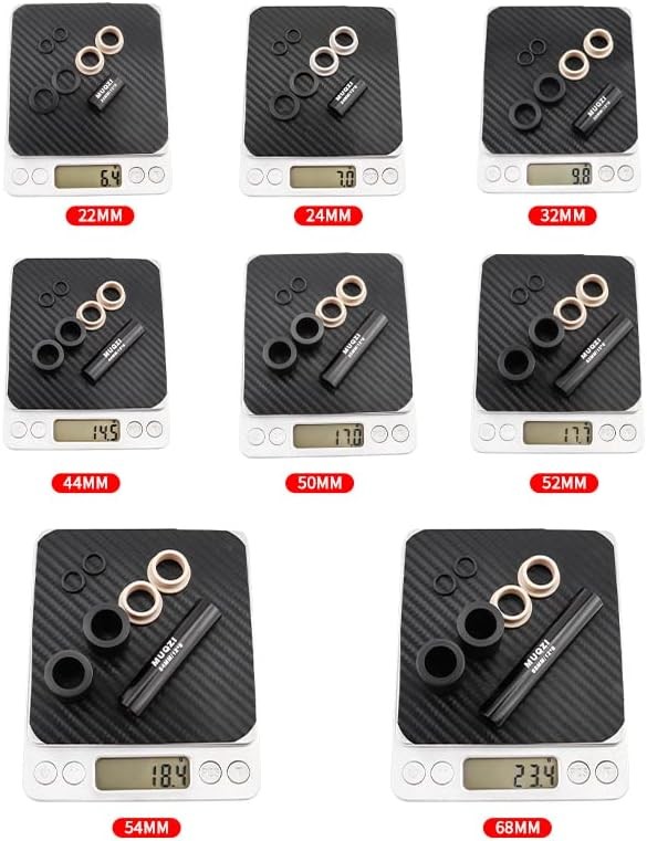 Bibike MTB Rear Shock Mounting Hardware M8x22/24/32/44/50/68mm Rear Shock Bushin