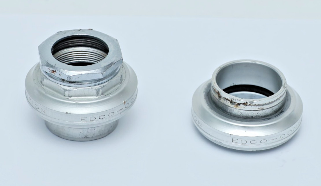 Vintage EDCO COMPETITION 1 Inch French threaded Headset Swiss made