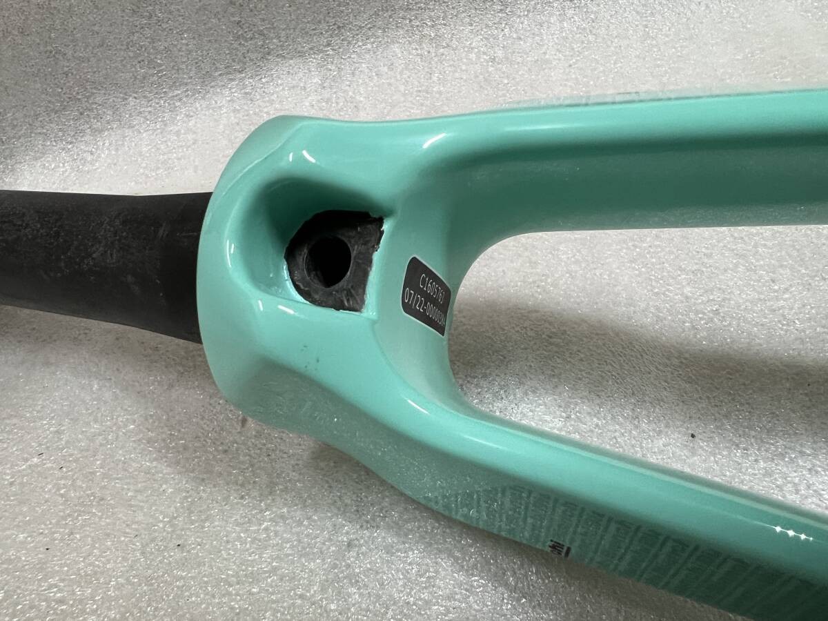 Bianchi Sprint Carbon Fork 700C Rim Brake Tapered 1-1/8″ to 1-1/4″ QR 100mm 45mm