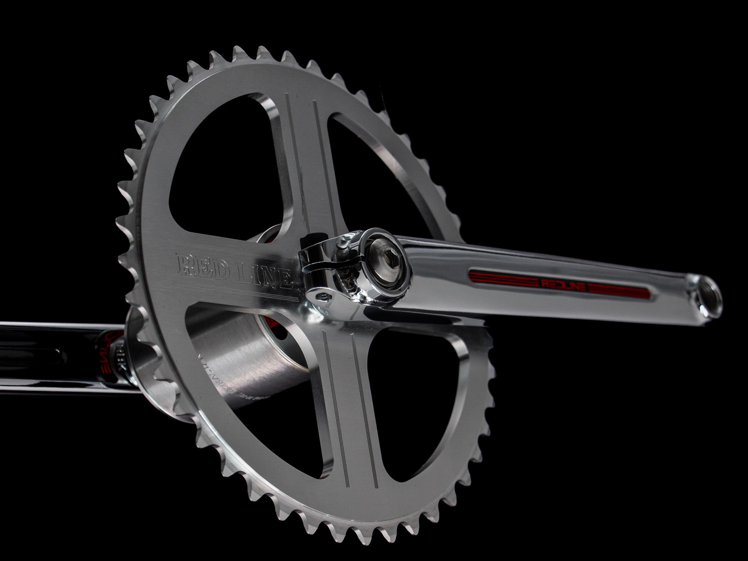 REDLINE FLIGHT CRANKSET 401 FLIGHT 180MM CHROME SINGLE PINCH