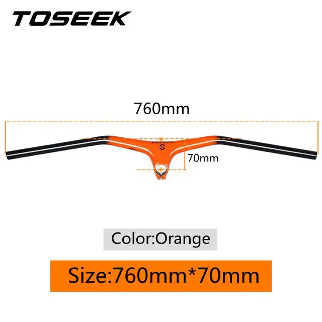 Carbon Fiber MTB Bike Integrated Handlebar and Stem Angle -10° Bicycle Parts